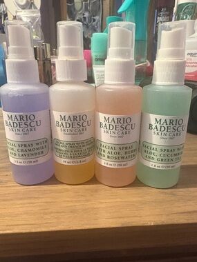 Mario Badescu Facial Spray Set - Lavender, Peach, Yellow, Mint